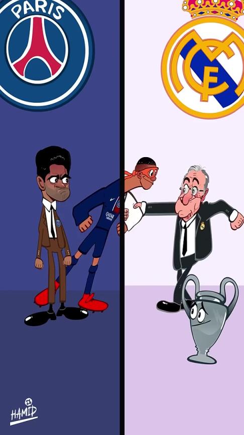 外網動畫惡搞：對皇馬和姆巴佩來說，這本該是一個美好的賽季！